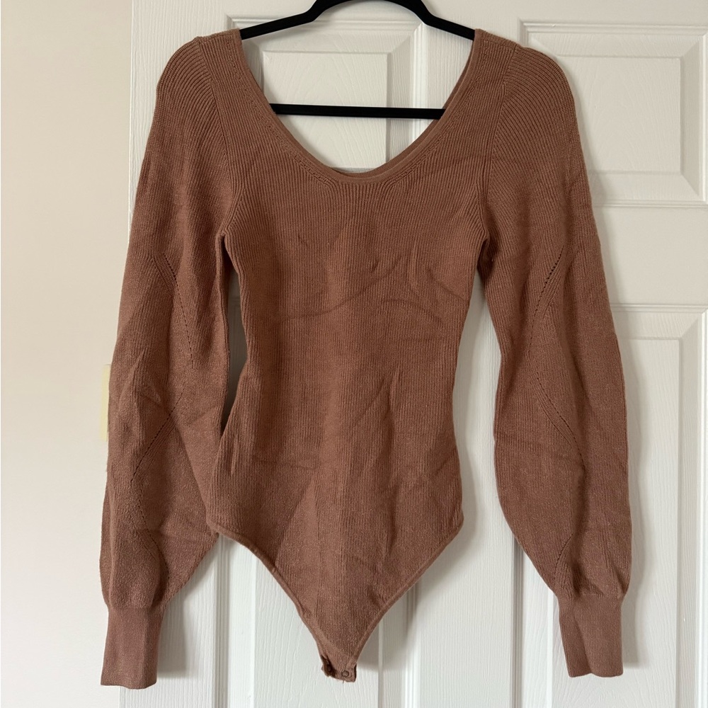 Abercrombie Long Sleeve Knit Bodysuit